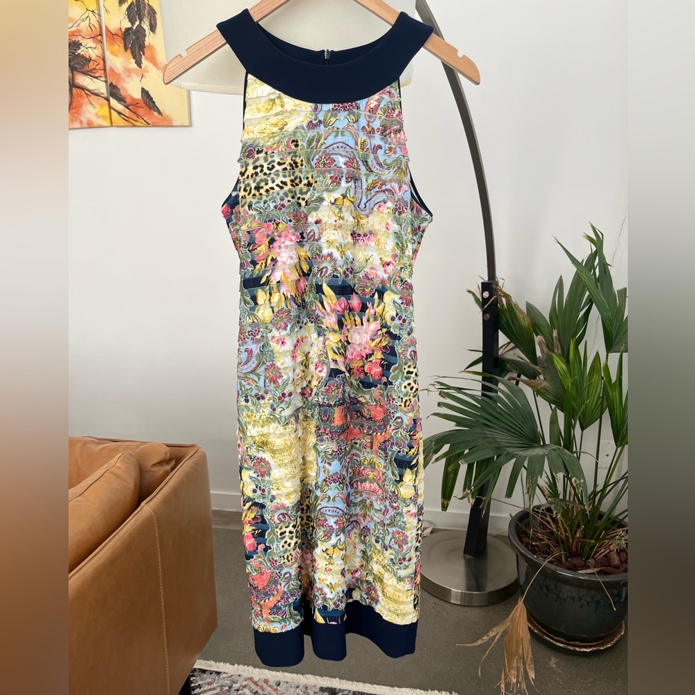 Joseph Ribkoff Multicolor Sleeveless Dress